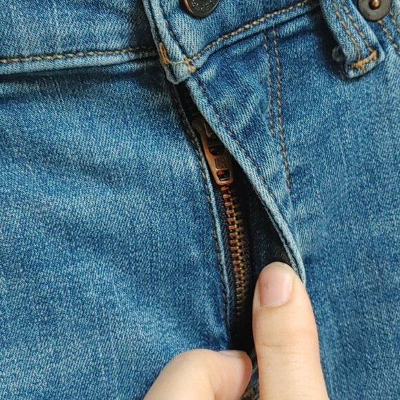 BANANA REPUBLIC Olivia Palermo blue jeans pants with pockets, zipper - Picture 7 of 10